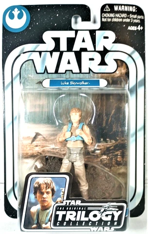 Hasbro 2004 Star Wars Original Trilogy Collection LUKE SKYWALKER #01, New! Cover