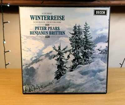 SET 270-1 WBG Schubert Winterreise Pears Britten 2LP NEAR MINT Decca 1st WBG - Image 1 of 4