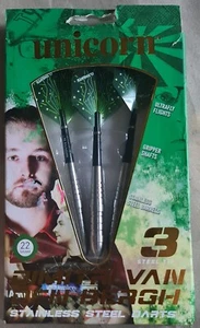 Dardos Unicornio 22g Acero Inoxidable Nivel 3 Dimitri Van Den Bergh Nuevo En Caja - Imagen 1 de 2