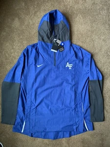 Nike Air Force Falcons Repel On-Field Hood Jacket Size XL Blue College - Picture 1 of 9