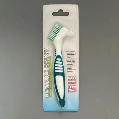 10Pcs Denture Cleaning Brush Multi-Layered Bristles False Teeth Ergonomic Rubber - Image 1 of 3