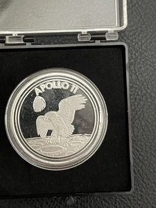 Apollo 11 Mondlandung 50th Anniversary 1969-2019 1 Oz. .999 Feinsilbermünze - Bild 1 von 7