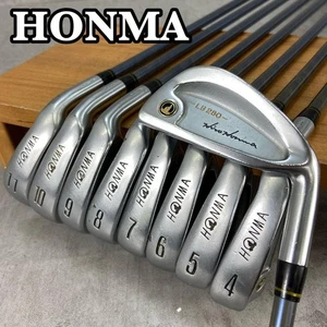 Honma LB280 Black Emblem Iron Set 9pcs 3-11 Graphite Flex R - Picture 1 of 10