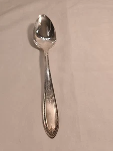 Antique Silverplate Wm. Rogers Soup Spoon 7" Triumph Pattern - Picture 1 of 8