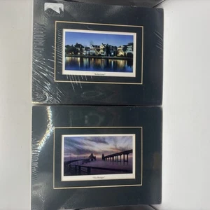 2 5x7 Jim Booth Signed Matted Prints “Reflections” & “Bridges” Shrink Wrapped - Picture 1 of 6