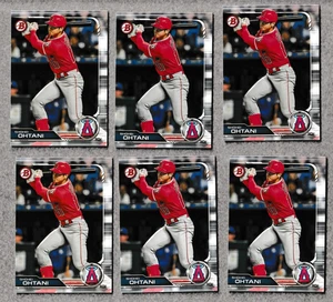 (6)  2019 Bowman #34 Lot SHOHEI OHTANI Angles Dodgers NR Mint to MINT - Picture 1 of 2