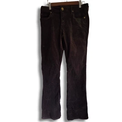 KUT from the Kloth Pants 8 Brown Corduroy Karen Baby Bootcut Low Rise Y2K Style - Image 1 of 4