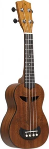 Tiki series soprano ukulele with sapele top, Ah finish, with black nylon gigbag - Picture 1 of 8
