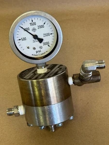 GROVE VALVE & REGULATOR CO. MODEL S90W WITH MCDANIEL CONTROL GAUGE 0-3000PSI - Bild 1 von 11