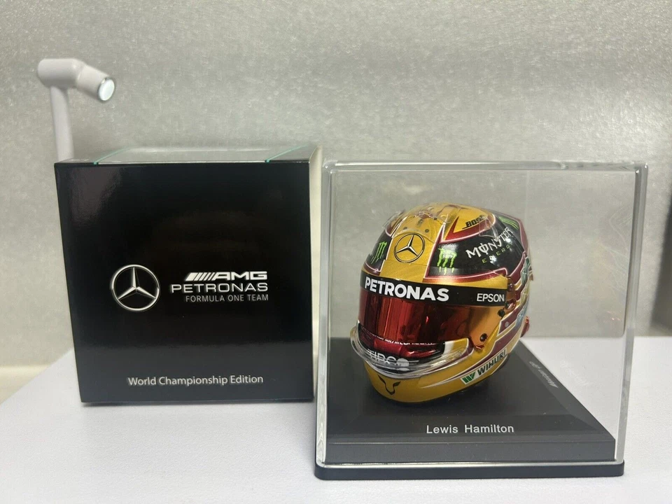 Lewis Hamilton Mercedes F1 2017 GP de México exclusivo casco de inodoro 1/5 Foto 1 de 4