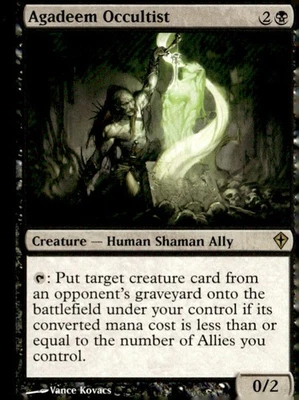 Worldwake #48 Agadeem Occultist - Image 1 of 2