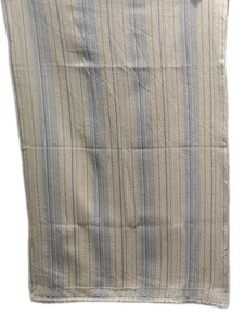 1 Pillowcase Blue, Green & White Striped W/ Lace Trim 20 X 30 Standard/queen  - Picture 1 of 3