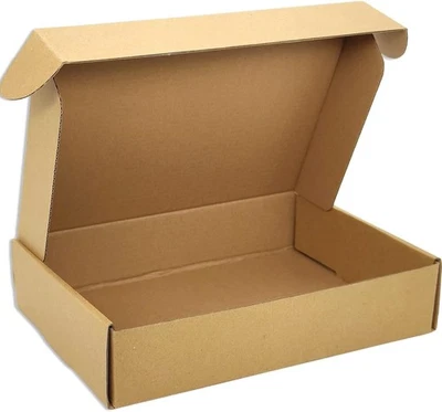 Lot of 50 Brown Corrugated Cardboard Boxes for Shipping Packaging (7" x 5" x 2") - Image 1 of 4