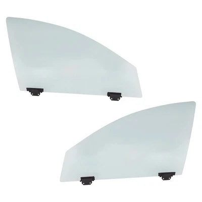 Juego de 2 puertas de gafas delanteras lado conductor y pasajero sedán izquierda derecha par Foto 1 de 4