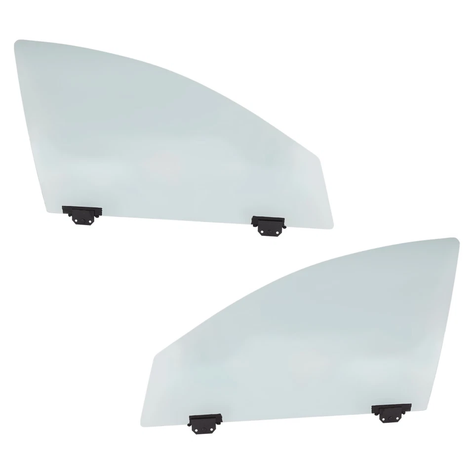 Juego de 2 puertas de gafas delanteras lado conductor y pasajero sedán izquierda derecha par Foto 1 de 4