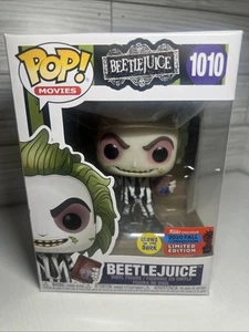Funko Pop! Movies #1010 Beetlejuice GITD 2020 Fall Convention w/ Protector. (D3) - Picture 1 of 24