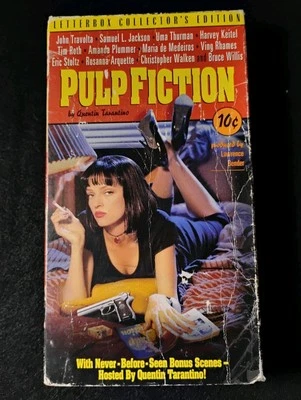 Pulp Fiction VHS,  Quentin Tarantino, Bruce Willis, John Travolta  Foto 1 de 4