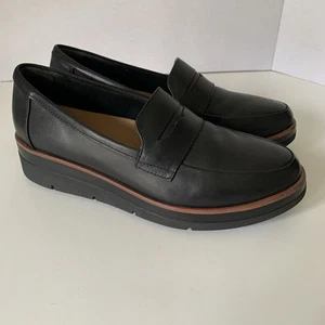 Clarks Damen schwarz Shaylin Slipper Halbschuhe Größe 7,5M - Bild 1 von 9