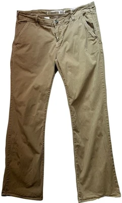 Pantalones BKE Carter Para Hombres Informales Preppy Pierna Recta Talla 34R Bolsillos Caqui Foto 1 de 4