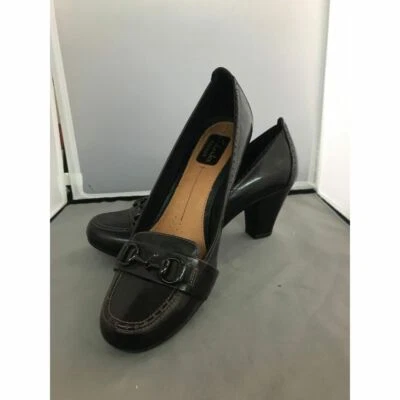 Женские туфли на каблуке Clarks Artisan темно-коричневая кожа 3 дюйма размер 8 - Изображение 1 из 4