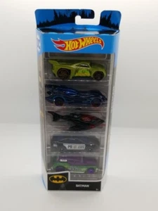 Paquete de cinco autos Hot Wheels Batman DC Comics - 2018 - Imagen 1 de 4