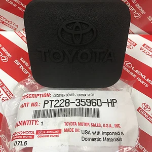 TOYOTA OEM PT22835960HP Trailer Hitch Cover Plug Tacoma Tundra Sequoia 4Runner - Picture 1 of 3