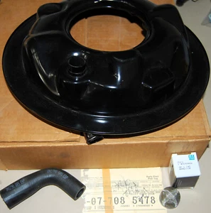1967 RARE! CORVETTE NOS L88 AIR CLEANER BASE 6422188 w/ NOS ARRESTOR & ELBOW - Picture 1 of 7