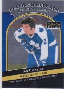 17/18 PLATINUM..IAN TURNBULL..PLATINUM RECORDS..# PR-8..MAPLE LEAFS - Picture 1 of 2
