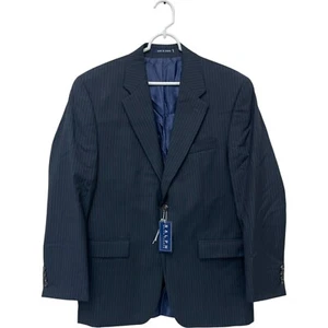 Ralph Lauren Blazer Mens 40R Blue Striped Two Button Front Suit Jacket NWT New - Picture 1 of 14
