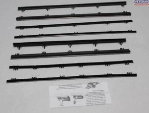 Fieltros de ventana interiores y exteriores (8 piezas) 66-67 Chevy II Nova sedán de 4 puertas - Imagen 1 de 1