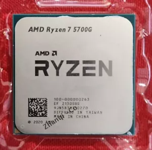 AMD Ryzen 7 5700G R7-5700G 8-Core 16-Thr 3.8GHz 65W Socket AM4 Support B450 A320 - Picture 1 of 1