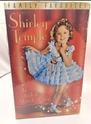 Shirley Temple Gift Box Set VHS: TAPES Movies-HEIDI+Curly Top+Baby Take A Bow - Image 1 of 4