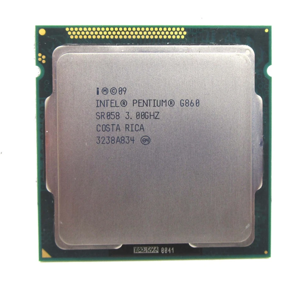 INTEL Pentium Dual Core G860  Processor @3.00GHz 512KB  Socket 1155 SR058 - Imagem 1 de 1