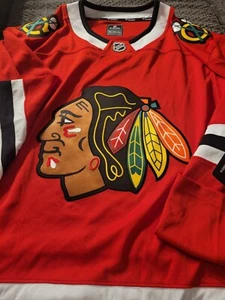 CHICAGO BLACKHAWKS HERREN ROT BREAKAWAY HOCKEY TRIKOT GRÖSSE 2XL - Bild 1 von 10