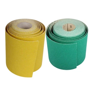 ProDec Sand Paper Roll Green Yellow 5m Sanding Roll Crack Resistant Abrasive