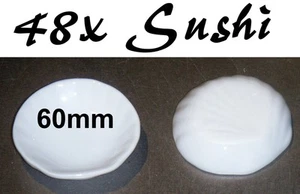48x PLATO DE SUSHI BANDEJA DE PORCELANA ALMIZCLE MINI BANDEJA DE PORCELANA GASTRONOMÍA - Imagen 1 de 1
