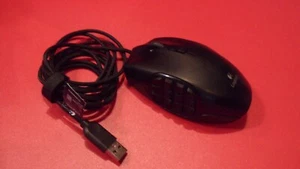 Logitech G600 MMO Wired Gaming Mouse - Black - 20 Programmable Buttons M-U0035 - Photo 1/5