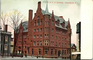 YMCA Building Providence Rhode Island RI Postal Langadorf Co Y UNP - Imagen 1 de 2