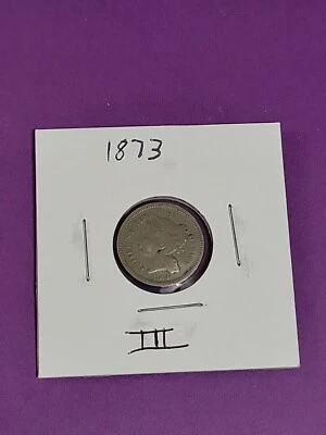 1873 3-Cent Nickel USA Coin - Image 1 of 4