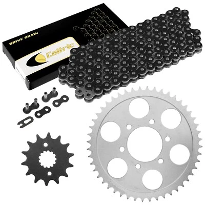 Black Drive Chain And Sprocket Kit for Suzuki GS750E GS750Es 1983 - Image 1 of 4