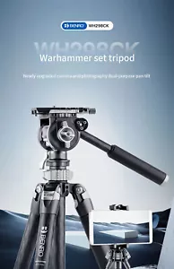 BENRO Warhammer Carbon Fiber Tripod WH298CK with Video Head - Picture 1 of 18
