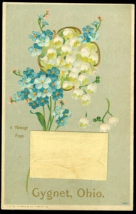 TARJETA DE FELICITACIÓN - GYGNET, OHIO - Imagen 1 de 1