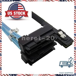 Mini SAS 36P SFF-8087 to 4 SFF-8482 Connectors With SATA Power Cable 3FT 1M - US - Picture 1 of 7