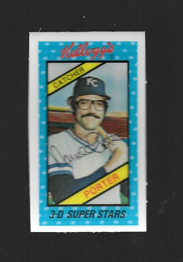 DARRELL PORTER  1980 KELLOGGS 3-D SUPERSTARS CARD # 12 - Image 1 of 1