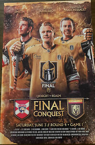 ðŸ’› Vegas Golden Knights Vs Florida Panthers 2023 Stanley Cup Final Game 1 Poster