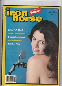 Easyriders Iron Horse #37; February, 1984; David Mann art; motorcycles; G++ - Picture 1 of 2