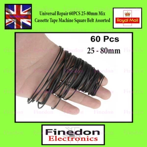 60pcs Universal Rubber Repair Belts Square section 40 - 120mm UK Seller - Picture 1 of 4