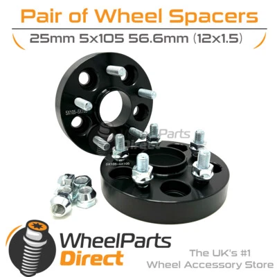 Separadores de rueda atornillables 5x105 56,6 25 mm para Chevrolet Aveo 1,3/1,6 [T300] 11-15 Foto 1 de 4
