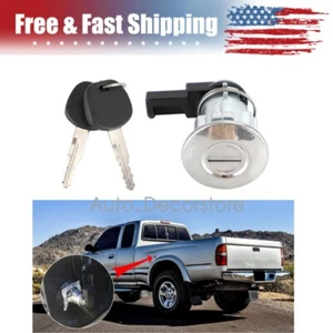 For Toyota 2000-2003 Tundra 1995-2004 Tacoma Fuel Gas Door Lock Cylinder & Keys - Picture 1 of 16