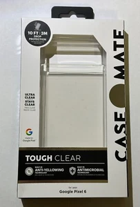 NUEVO Estuche Antimicrobiano Resistente Transparente Delgado para Google Pixel 6 (6.4") - Imagen 1 de 2